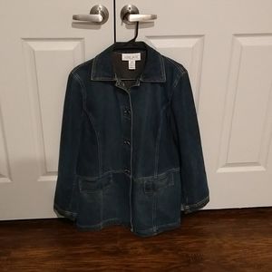 Jones Wear Sports Denim Jacket - sz M